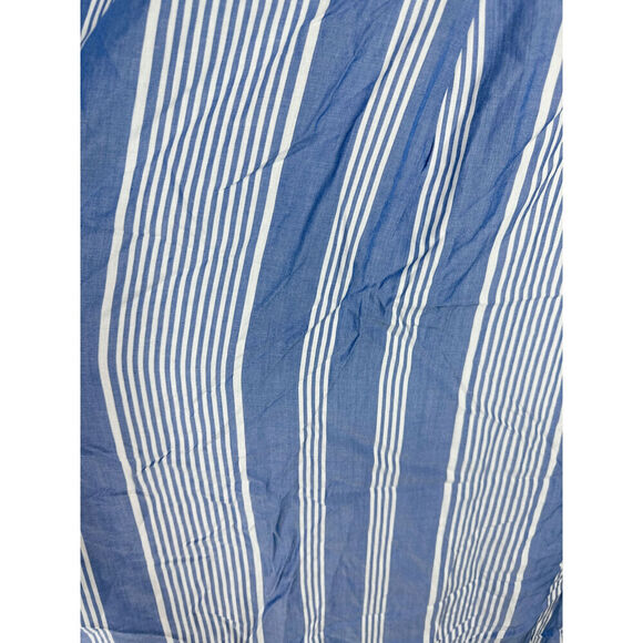 Single Thread Blue Striped Sleeveless Split Short Shift Dres Plus Women's 2X NWT - Picture 6 of 11